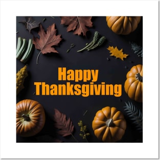 Happy Thanksgiving Greetings Posters and Art